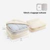 Multicompartment Travel Storage Bag With Canvas Material For Suitcase Organization