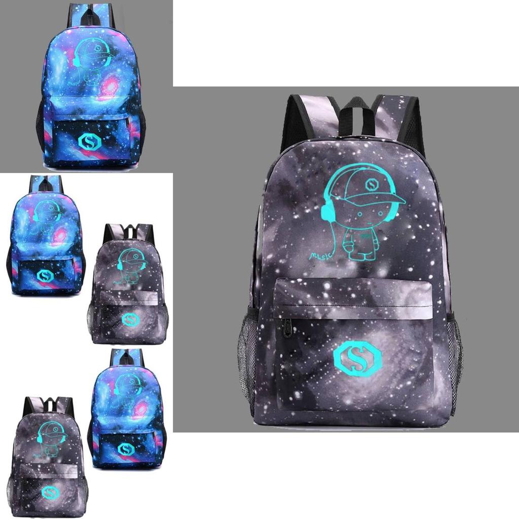 Music Prince Usb Led Light School Bag With Waterresistant Canvas Material For Teens And Daily Commute