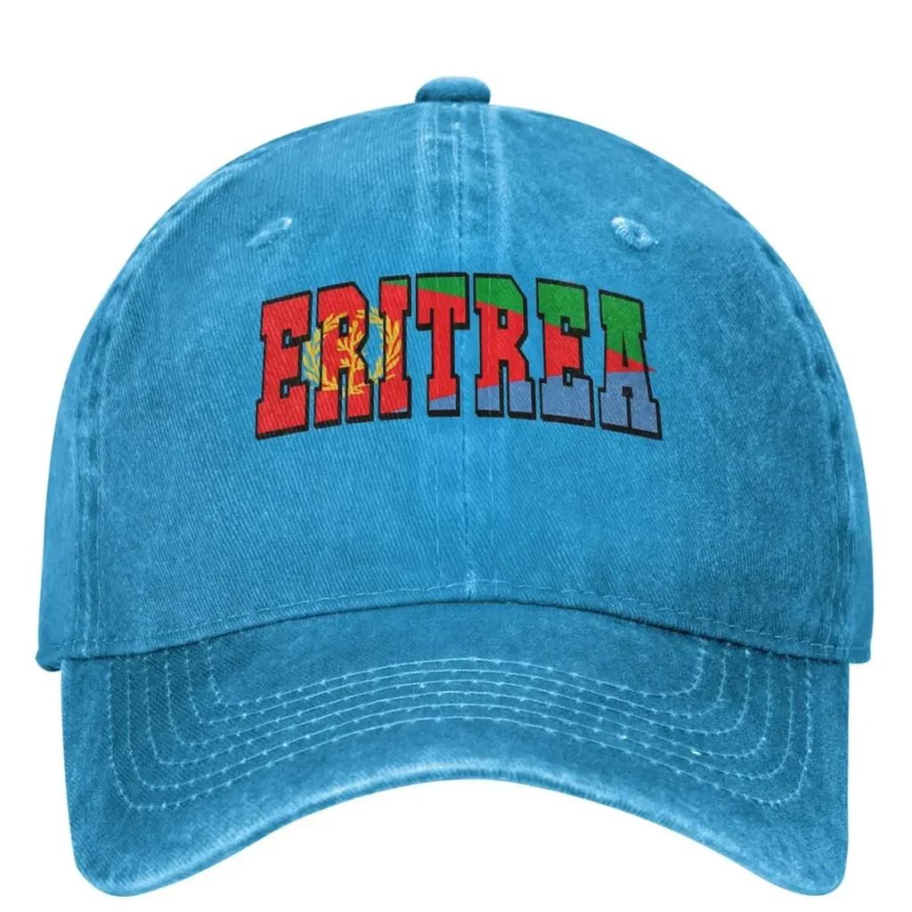 Eritrea Country Flag Baseball Cap Typography Classic Tenni Skate Hot Sale Trucker Dad Hat Unisex Men Sun Protection Baseball Cap