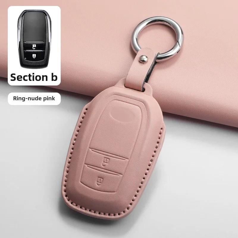 Quality Pink Key Cover for Toyota Camry Asian Dragon Harrier RAV4 Corolla Leaping CHR Key Holder Bag from Mainland China