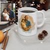 11oz Individuelle Haustierdesign-Tasse Personalisierte Haustierfoto-Tasse Langlebiges Tierbild Trinkgeschirr für Kaffee Tee Heiße Getränke Tägliches Kunstdesign