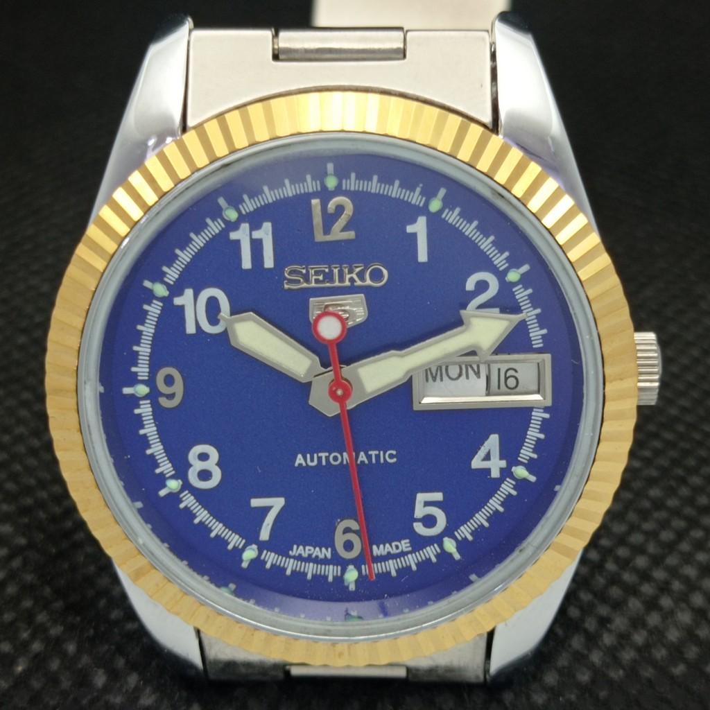 REFURBISHED SEIKO 5 PRESIDENT AUTOMATIC MENS JAPAN WATCH BACK 575a-a304836-9 SKU575a-a304836