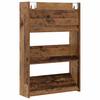 Shoe Cabinet with Shelf Rustic Wood Look 60 x 18 x 90 cm Engineered Wood
