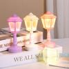 Dollhouse Miniature Flower Bud LED Table Lamps Simple Bedside Lamp Mini Night Light  Home Decor