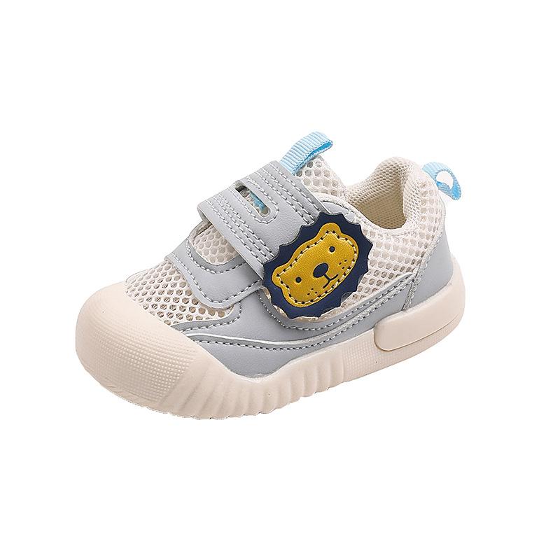 Sommer Neue Weichsohlige Lauflernschuhe Lässige Cartoon Babyschuhe Mädchen Atmungsaktiv Rutschfest Komfort Einfache Babyschuhe Vielseitiger Jungenschuh