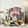 Tamon-Kun Ima Dotchi Tamon'S B-Side Throw 240G Flannel Blanket Lightweight Soft Skin-Friendly Summer Thin Throw Blanket