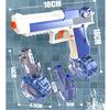 Kids Press Type Water Gun Manual Continuous Firing Squirt Gun Swimming Pool Toys Beach Outdoor Toy Large Capacity Water Pistol