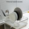 Dish Drying Rack Cutlery Draining and Storage Holder for Kitchen Counter Sink Large Size