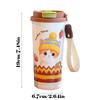 Portable 520ml Vacuum Cup Insulation Or Cooling Large Capacity Insulated Cup Cute Cat Thermal Water Bottle for Office Workers