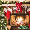 18 Christmas Tree Decoration Pendants, Acrylic Glass, New Year's Party Decoration Supplies