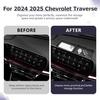 LUWU 2025 2026 Traverse Dashboard Storage Tray Compatible With 2024 2025 2026 Chevrolet Traverse Accessories Behind Screen Organizer 2025 2026