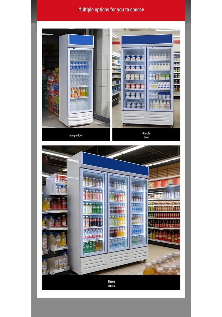 Refrigerated Beverage Display Cabinet for Convenience Stores and Supermarkets