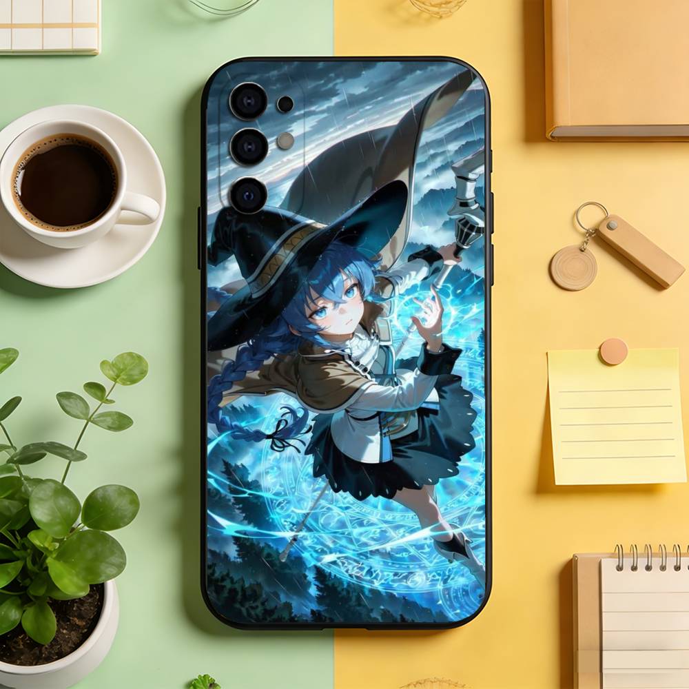 

Mushoku Tensei Jobless Reincarnation Phone Case For Samsung S25,S24,S21,S22,S23,S30,Ultra,S20,Plus,Fe,Soft Silicone Black Cover Samsung S21Ultra