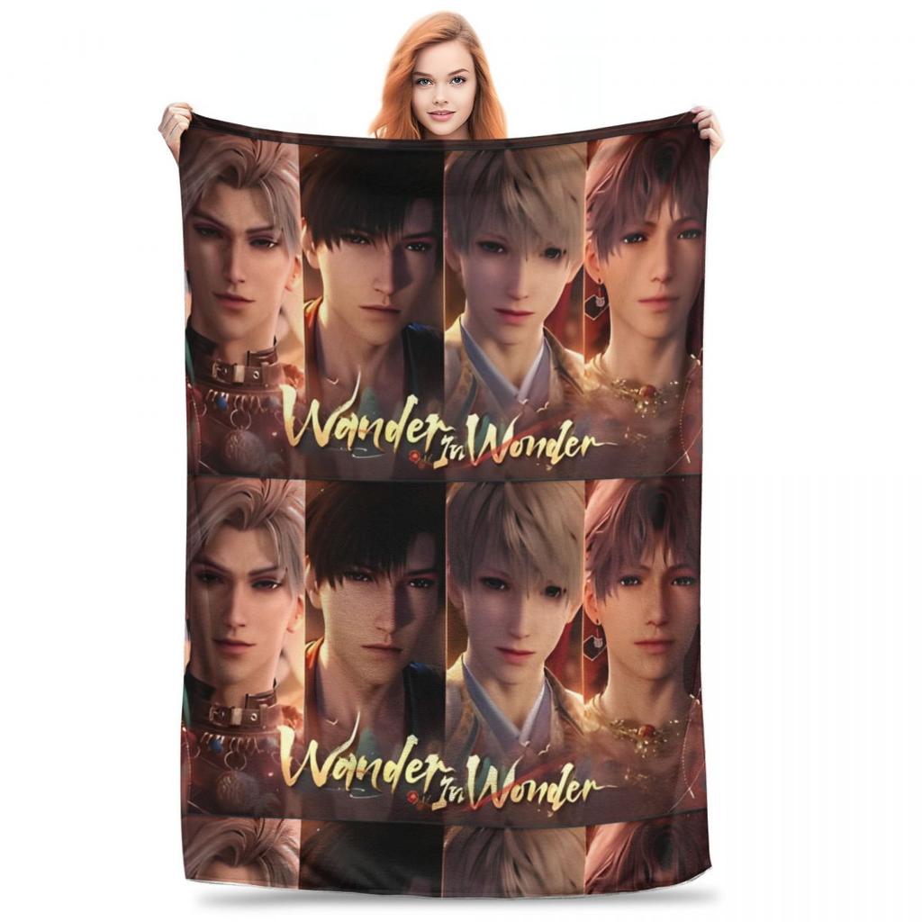 Sylus Love And Deepspace Art Blanket Cover Flannel Lightweight Throw Blankets for Car Sofa Couch Bedroom Quilt