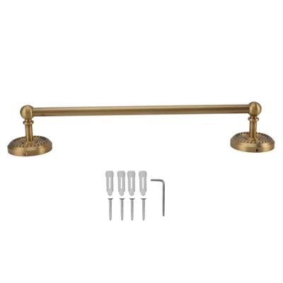 Handtuchstange Badezimmer komplett Kupfer europäischer Stil Wandmontage Handtuchhalter für Badezimmer 41cm Antik