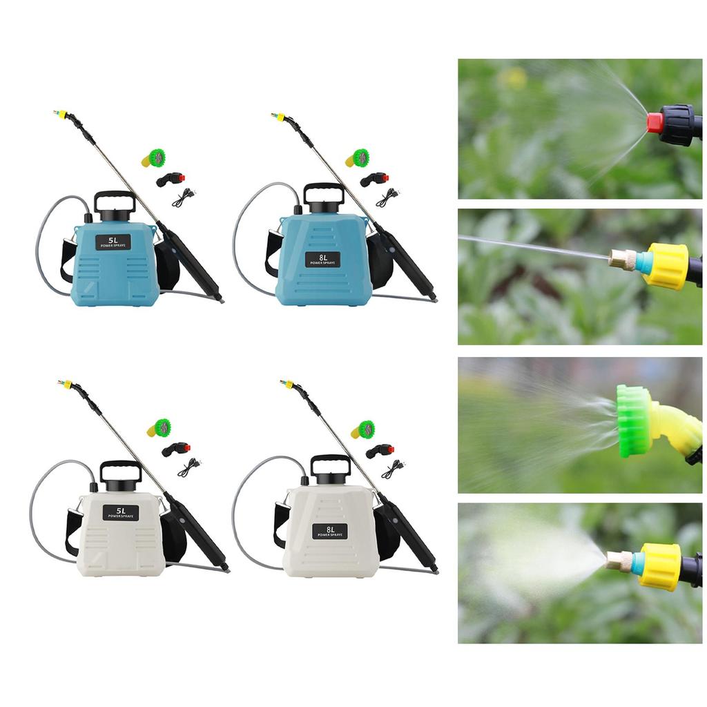 Electric Sprayer Dual Mode Portable Rechargeable Versatile Retractable Wands Garden Sprayer Water Sprayer for Orchard Watering
