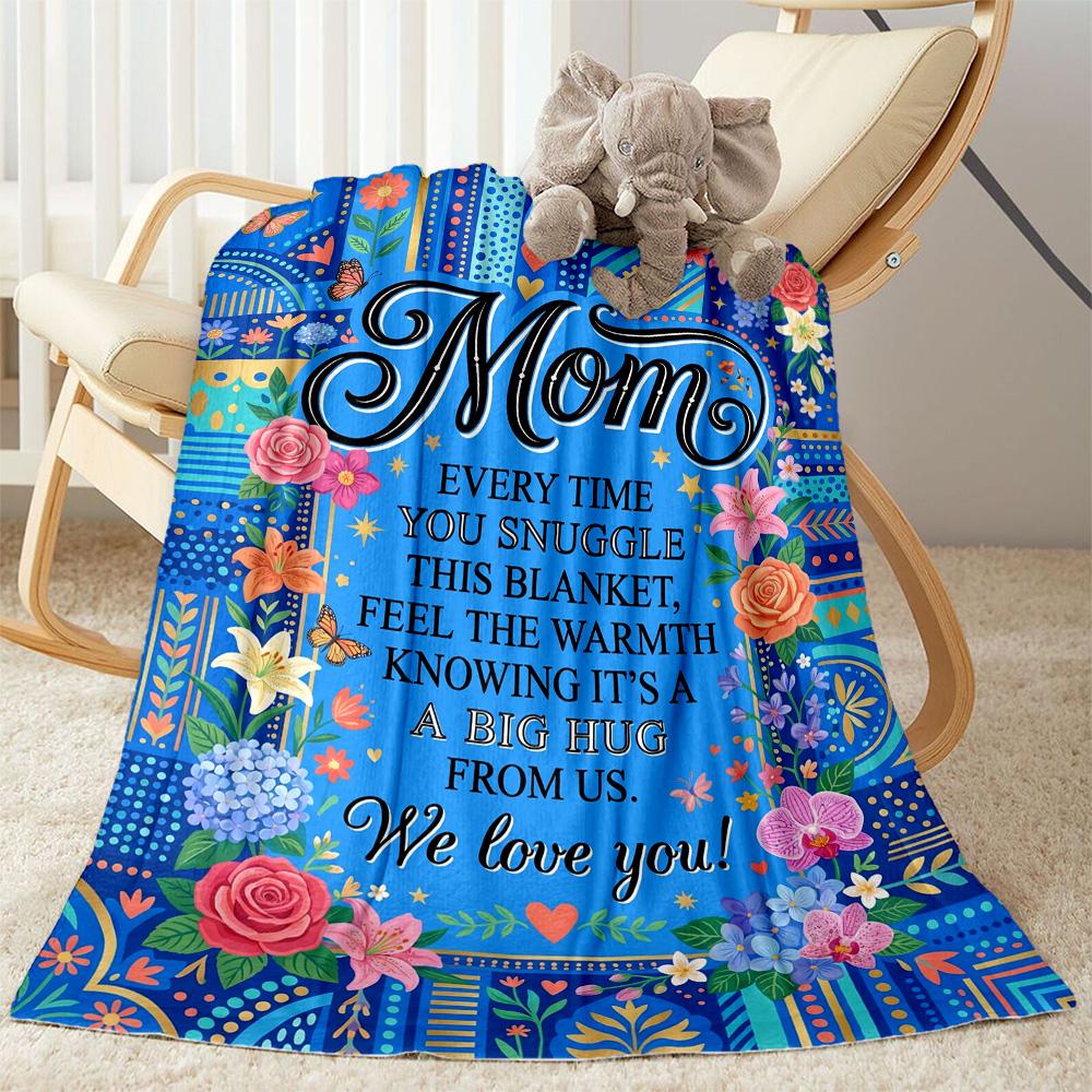 

Best Mom In The World Flannel Blanket-Soft and Suitable for Sofas,Beds,Offices,Travel,All Seasons,Great Gift for Holidays and Birthdays. 80cmx120cm