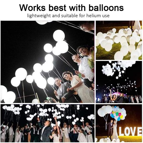 50PCS Waterproof DIY LED Balloon Light,Led Flash Ball Lamp for Paper Lantern Mason Jar Birthday Party Wedding Decoration