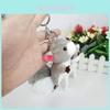 Adorable Gray Squirrel Plush Keychain For Bags And Cars Perfect Gift For Couples