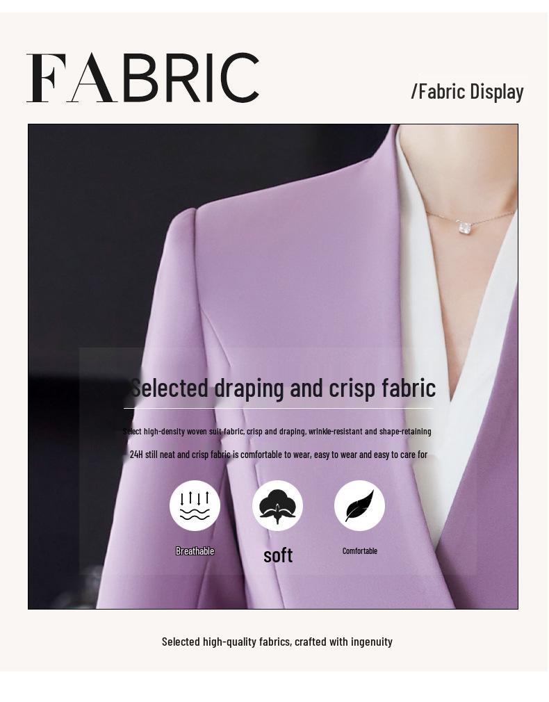 Luxury Women's Professional Suit Set for Beauty Salons, Jewelry Stores, and Medical Receptionists