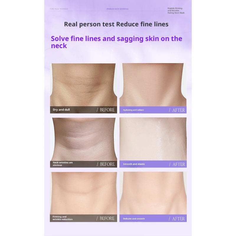 Polypeptide Compact and Light-striated Neck Film Desalinizes Fine-striated and Smooth Moisturizing Neck Care Neck Patch