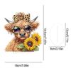 Acrylic 2D Flat DIY 5D DIY Diamond Art Tabletop Decorations Diamond Painting Desktop Decorations for Home Office Desktop Decor