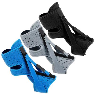 Órtese ortopédica para pé caído, alívio da dor, tala noturna elástica com suporte para o arco plantar, para fascite plantar/dor no calcanhar/tornozelo/arco do pé.