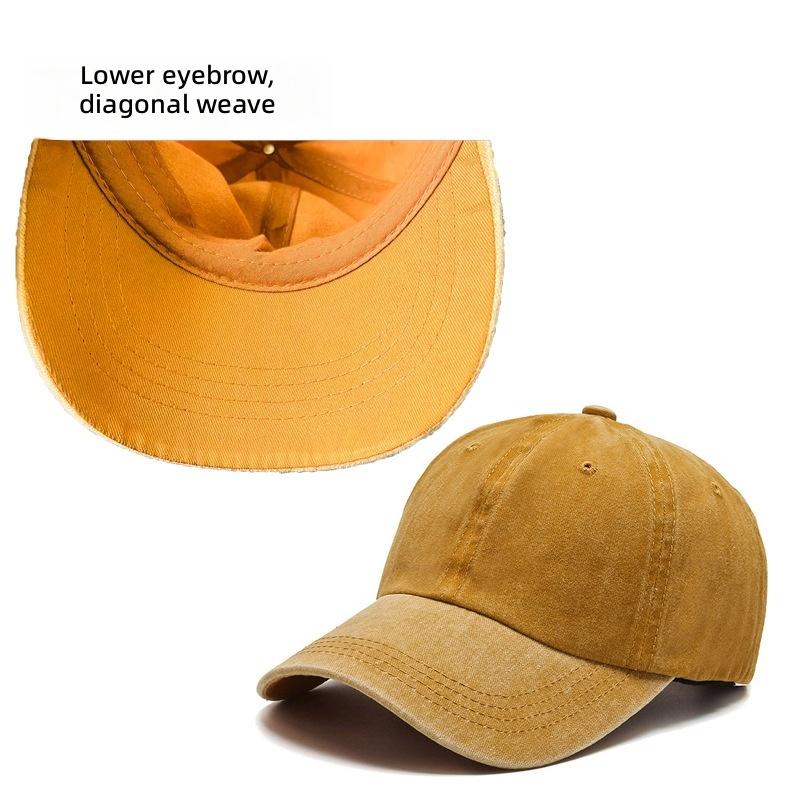 OEM Custom Logo Washed Soft Top Vintage Dad Hats Adjustable Plain Custom Baseball Cap for Men Women