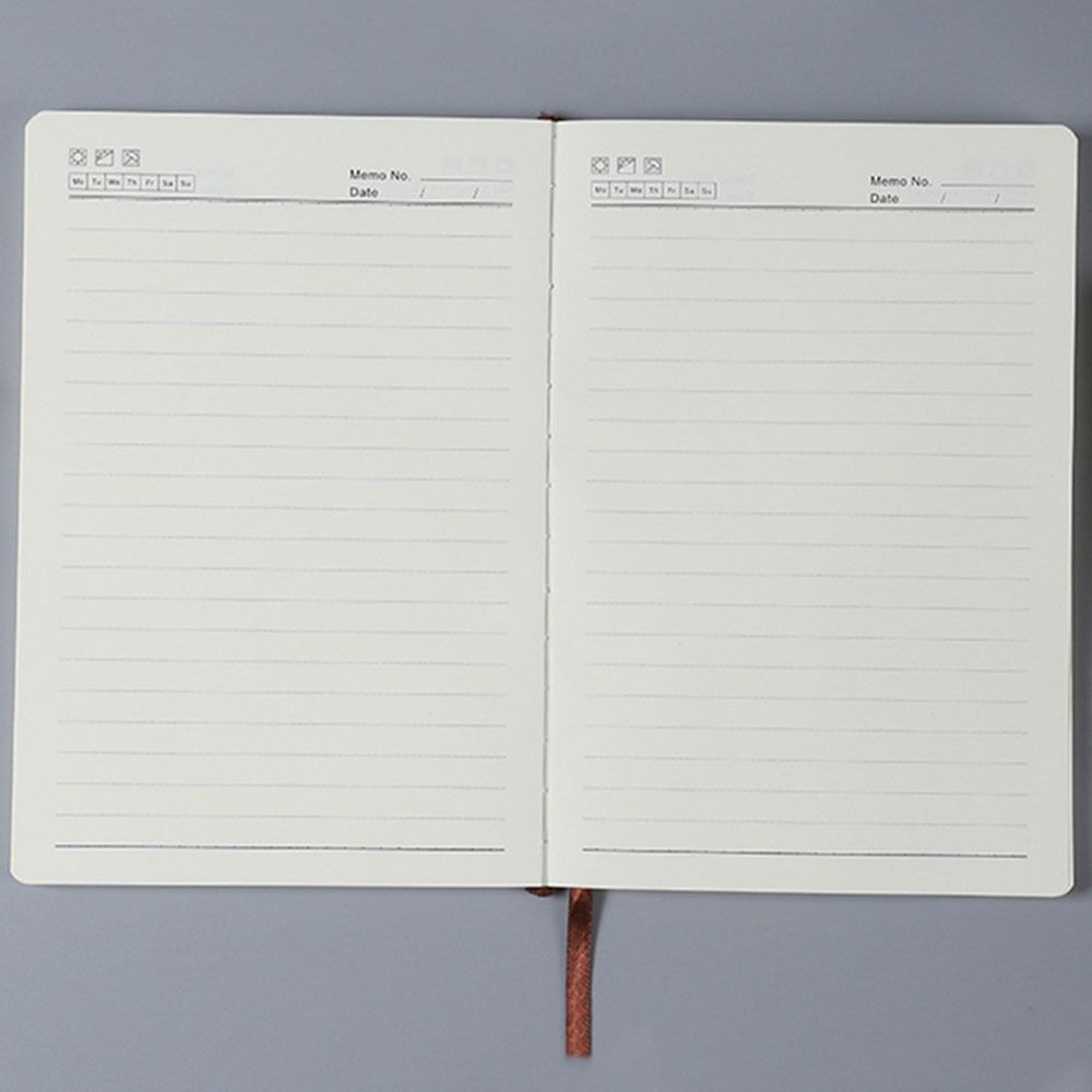 200 Pages Business Office Notepad PU Leather Cover Diary Fashion A5 Notebook Students Writing