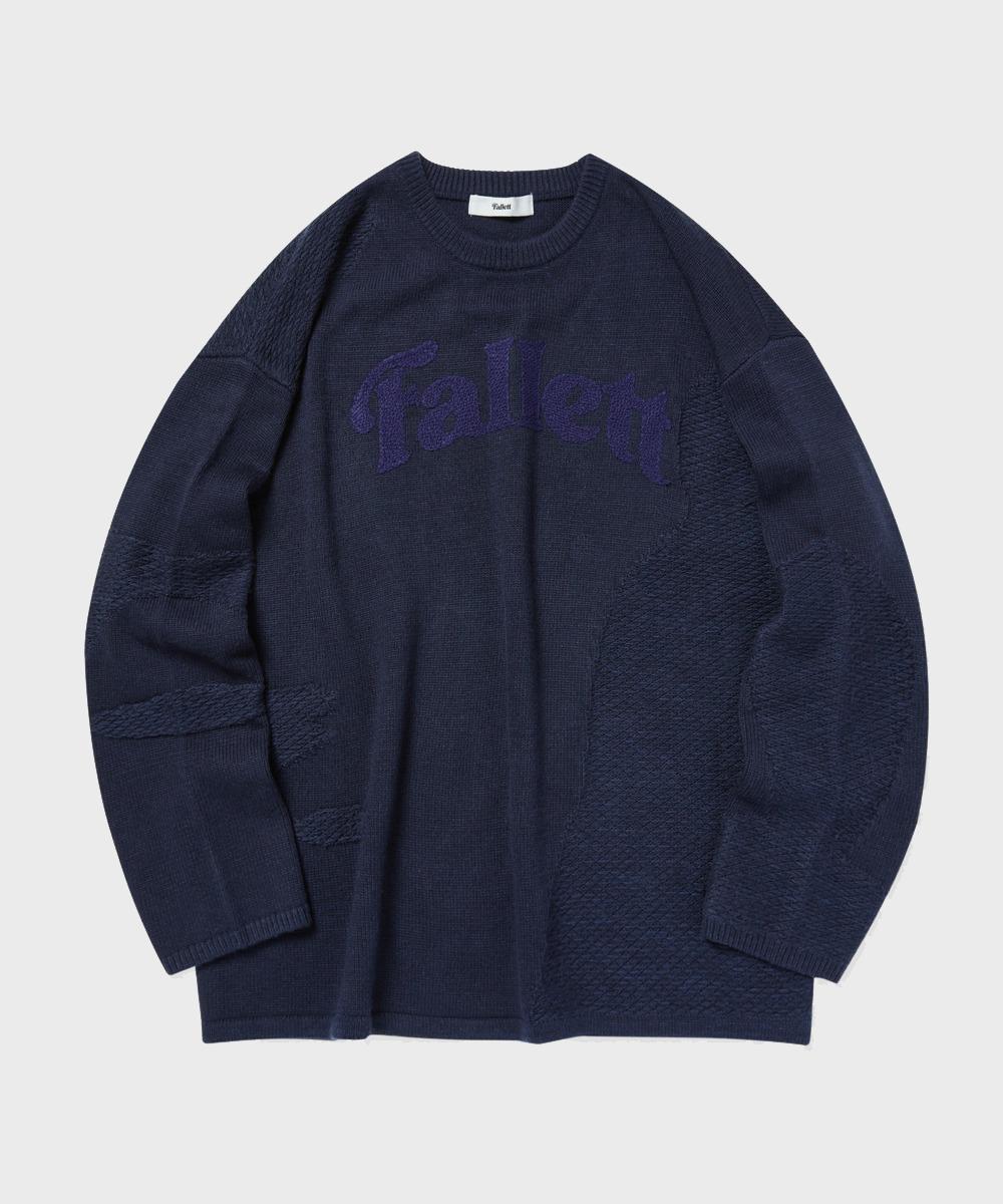 Pallet Arch Logo Jacquard Knit Navy Navy/L