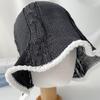 Men's and Women's Daily Bucket Hat Loose Fit Knit Bucket Hat