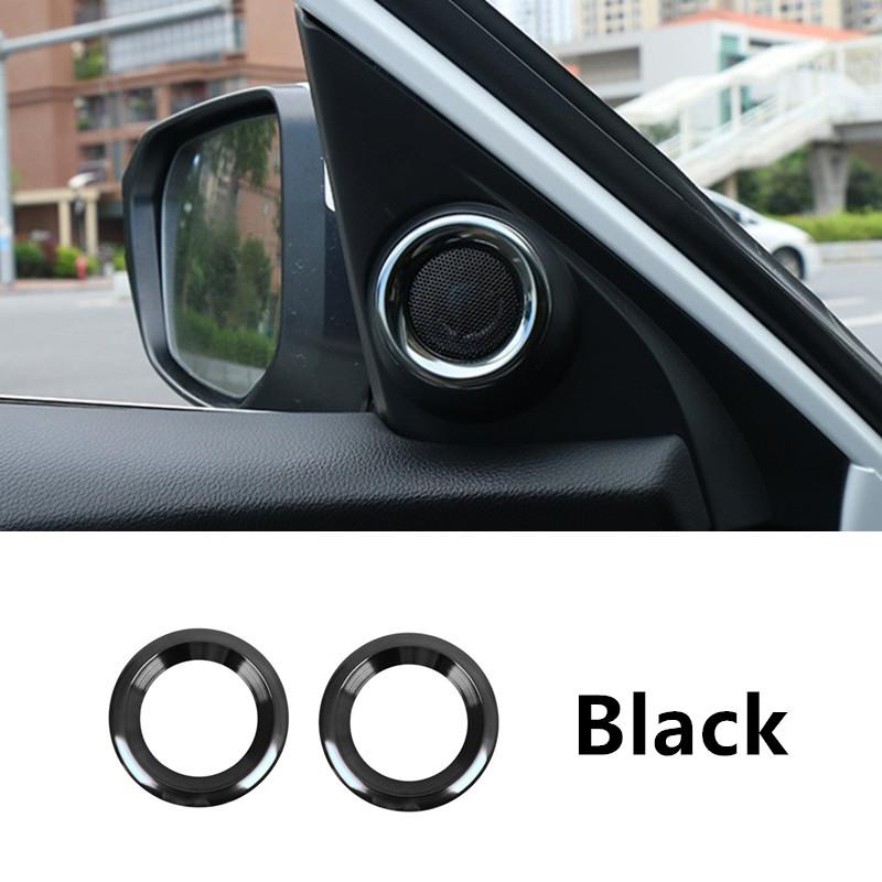 Stainless Steel Car Styling A Pillar Audio Speaker Ring Circle Frame Panel Cover Trim For Honda Civic 2016- Accord 2016 2017