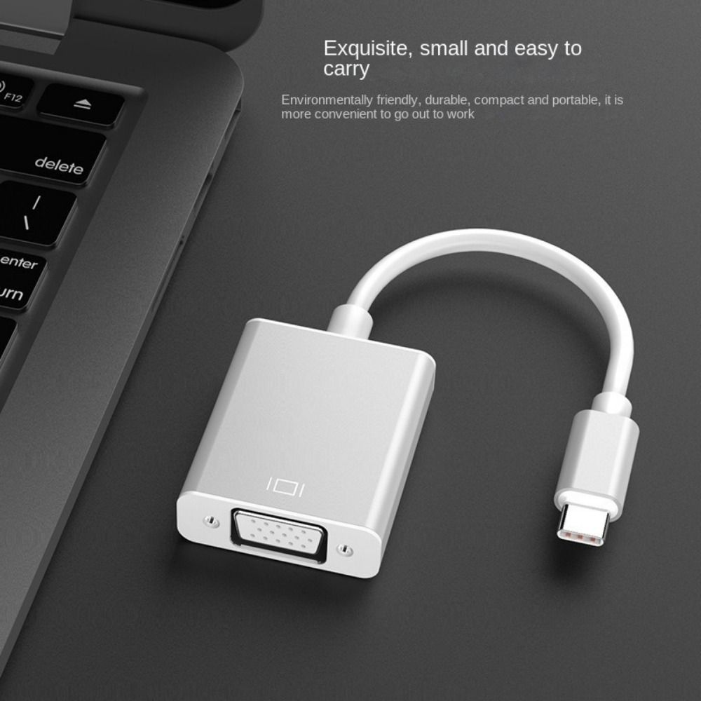 

Для ноутбука HDTV 1080P FHD проектор Адаптер USB-C в VGA Конвертер USB 3.1 Тип C в кабель VGA