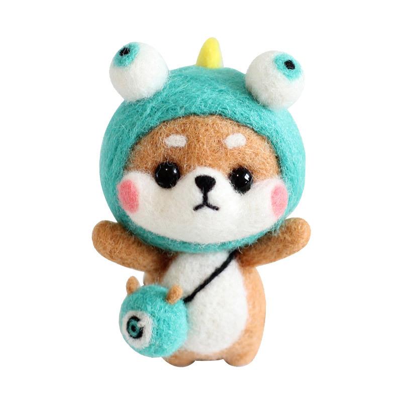 

1 набір вовняного валяння. Матеріал упаковки. Іграшка ручної роботи. Незавершена DIY. Художнє ремесло. D