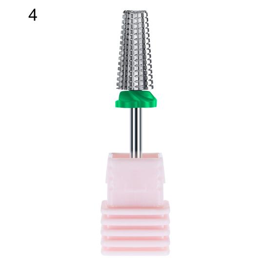 Nail Drill Bits Wear-Resistant High Strength Tungsten Steel Sanding Polishing Removing Cuticle Nail for Manicure