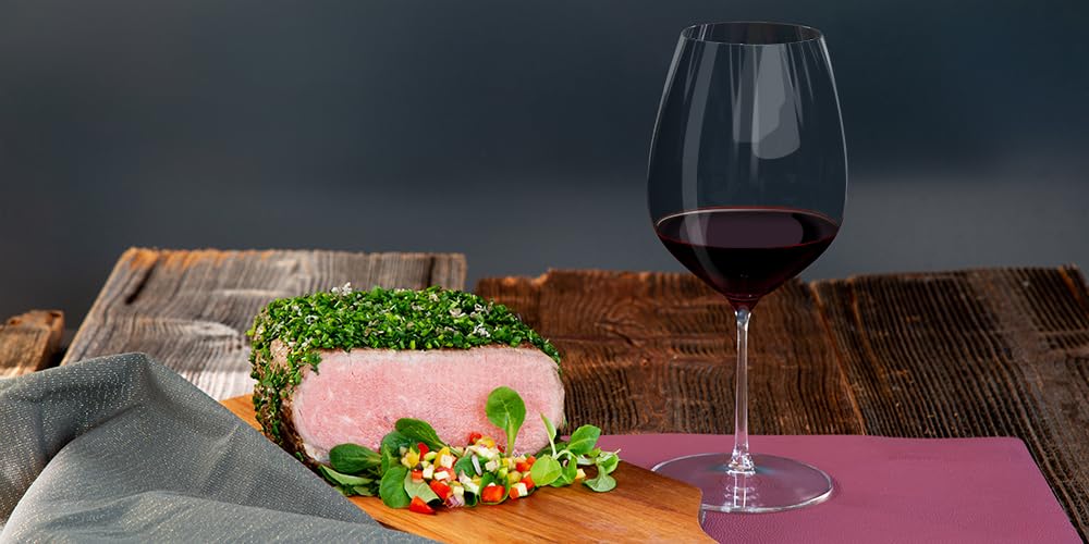 Authentic RIEDEL Performance Red Wine Glass Pair Set, Cabernet/Merlot, 834ml, 6884/0