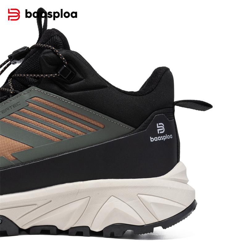 BAASPLOA Pantofi sport casual pentru bărbați, suprafață din plasă, respirabil, anti-alunecare, pentru bărbați, marca de modă, pantofi pentru bărbați, sport în aer liber, pantofi de alergare