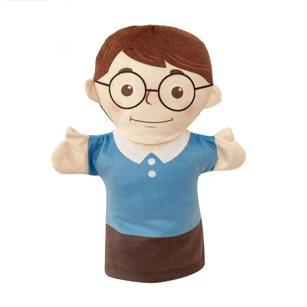 Family Hand Puppet Grandparents Parents Son Daughter Doll Plush Gloves Parent-child Interaction Story Telling Hand Puppets