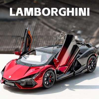 1:24 Lamborghini Revuelto Super Voiture de Sport Alliage Voiture Jouet Moulé Sous Pression Voiture Jouet En Métal Modèle De Voiture Son et Lumière Pull Back Collection Jouet Pour Enfants