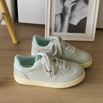 Koreaanse versie van Dexun schoenen dames 2025 zomer nieuw retro veelzijdig platte zool ademend studentenfeest casual board schoenen casual schoenen