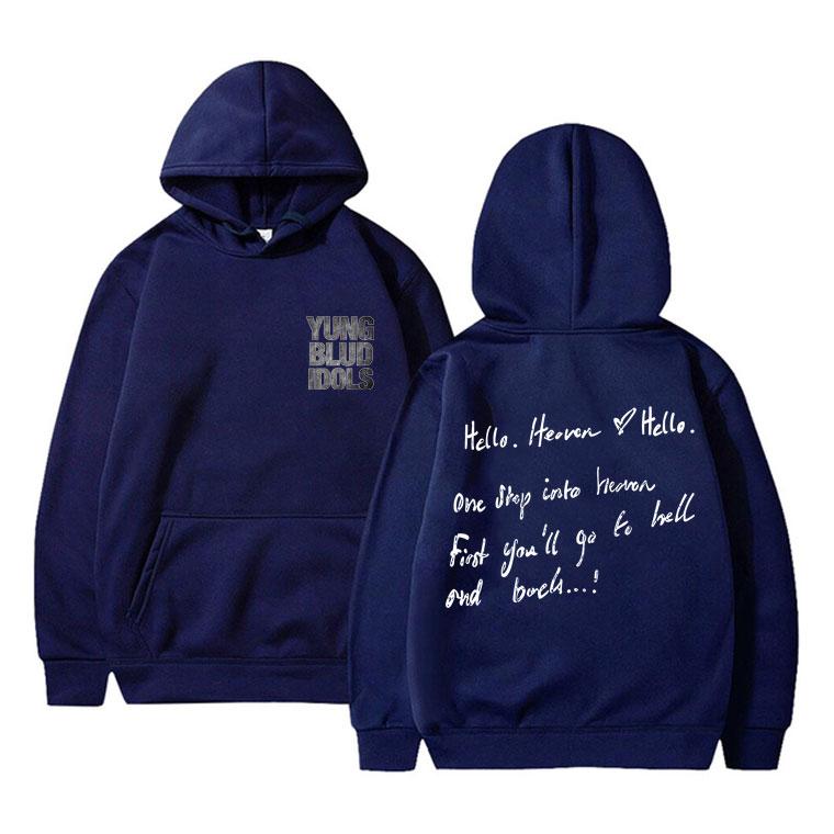 Rocker Yungblud IDOLS Album Tour Double Sided Print Hoodie Men Women Fashion Rock Sweatshirt Men's Vintage Streetwear