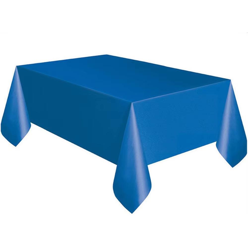 1pc 137*183cm Plastic Rectangle Disposable Table Cover Cloth Wipe Clean Party Tablecloth Covers for Birthday Wedding Christmas