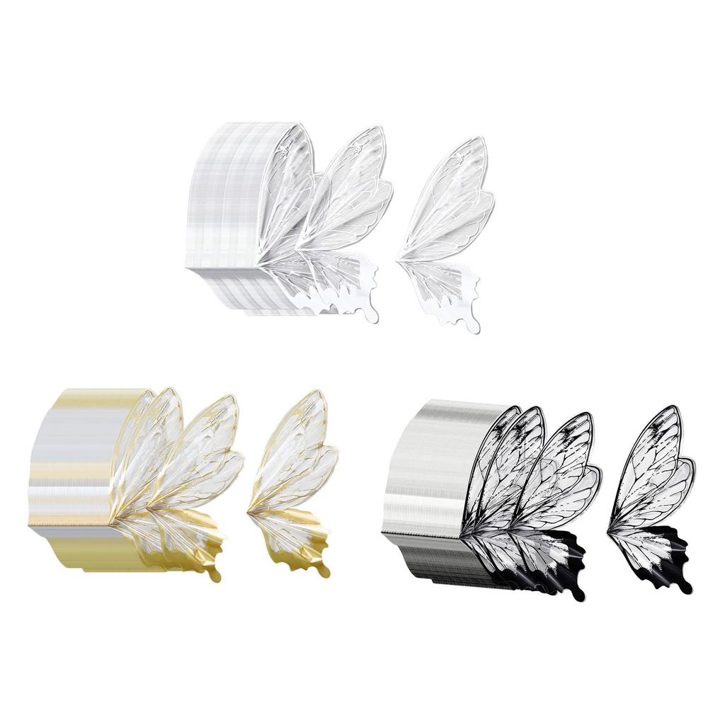 Hochwertige Plastik Blumenverpackungspapiere Schmetterlingsflügel Kreative Straußverpackung für Floristenbedarf und Eventdekoration