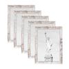 Handcrafted Wooden Rotating Clip Photo Frame Set 5pcs 6x8 7x10 A3 A4 Wall Decor Living Room Bedroom Office