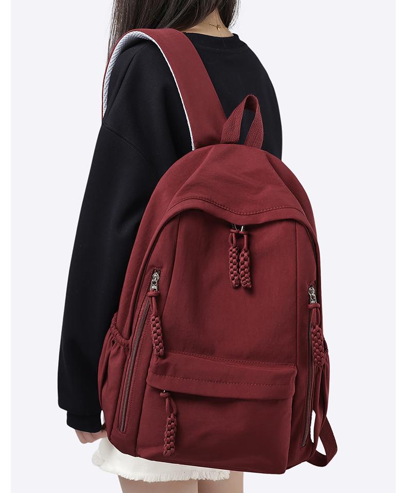Viney backpack, women's fashion backpack, junior high school student, college student, large capacity computer, travel backpack