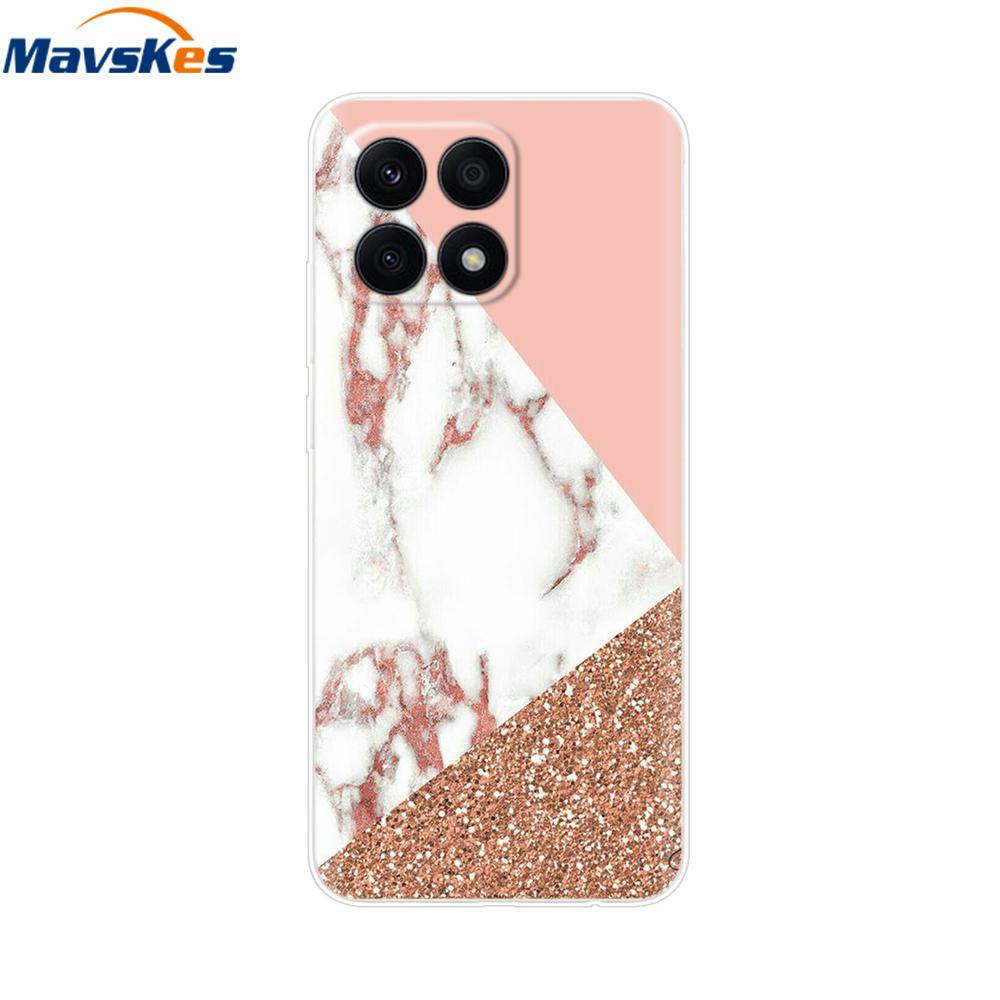 For Honor X8a 2023 Case 4G Funda Clear Soft Silicone TPU Phone Cover Case for Honor X8a Cover HonorX8a X 8a CRT-LX1 Bumper Coque