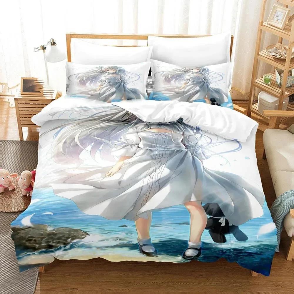 3D Printed Yosuga No Sora Kasugano Bedding Set Anime Duvet Cover Double Twin Full Queen King Adult Kids Quilt Cover Home Textile