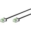 GOOBAY Câble Ethernet Cat8.1 Blindé LSOH Slim / Ultra Flexible - Noir 3m