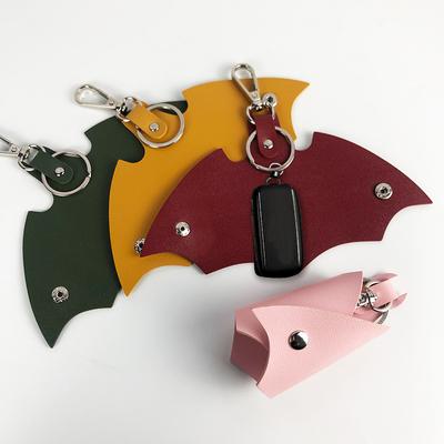 Men Women Windbreaker Shape Bag Pendants Bat Shape Key Holder Organizer Car PU Leather Keychain Pouch Split