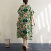 Xitao Print Floral Short Sleeve Dress ZMY1114